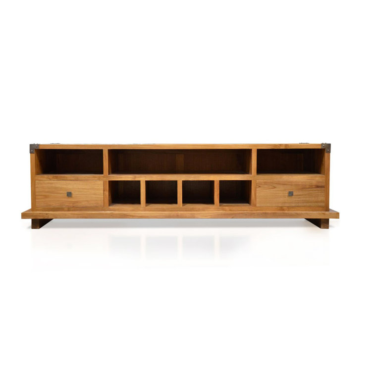 The Twillery Co. Immingham Solid Wood TV Stand for TVs up to 85" Wayfair Canada